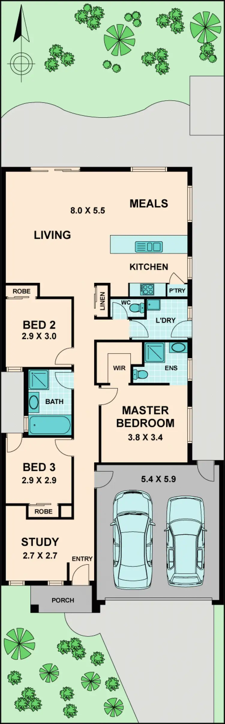 Floorplan of Homely house listing, 20 ROYAL PARADE, Kilmore VIC 3764