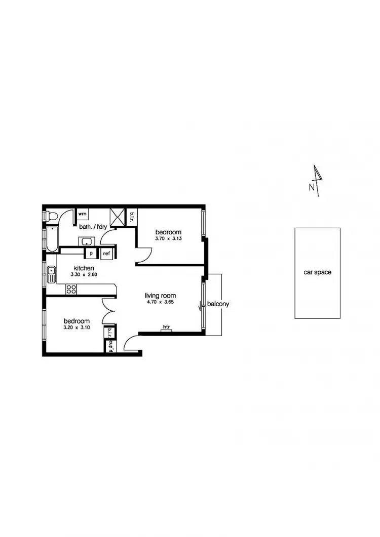 Floorplan of Homely unit listing, 6/253 Esplanade, Altona VIC 3018