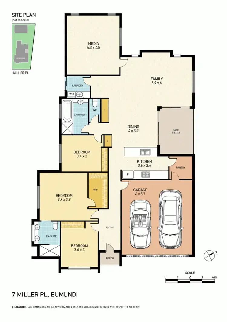 Floorplan of Homely house listing, 7 Miller Place, Eumundi QLD 4562