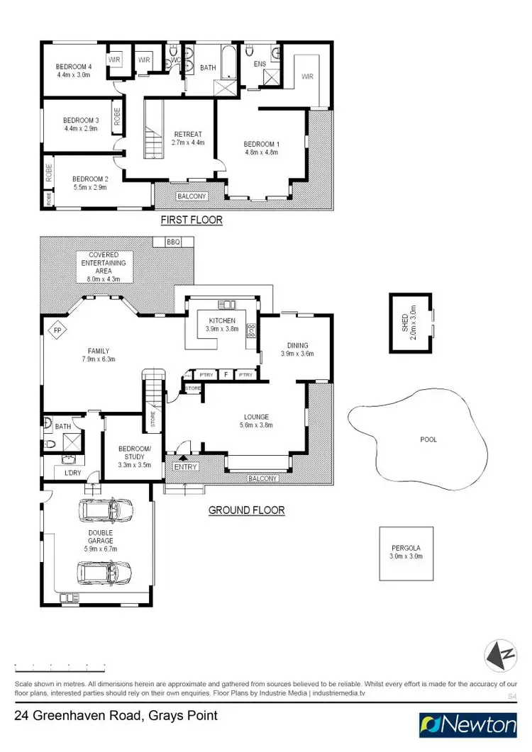 Floorplan of Homely house listing, 24 Greenhaven Road, Grays Point NSW 2232