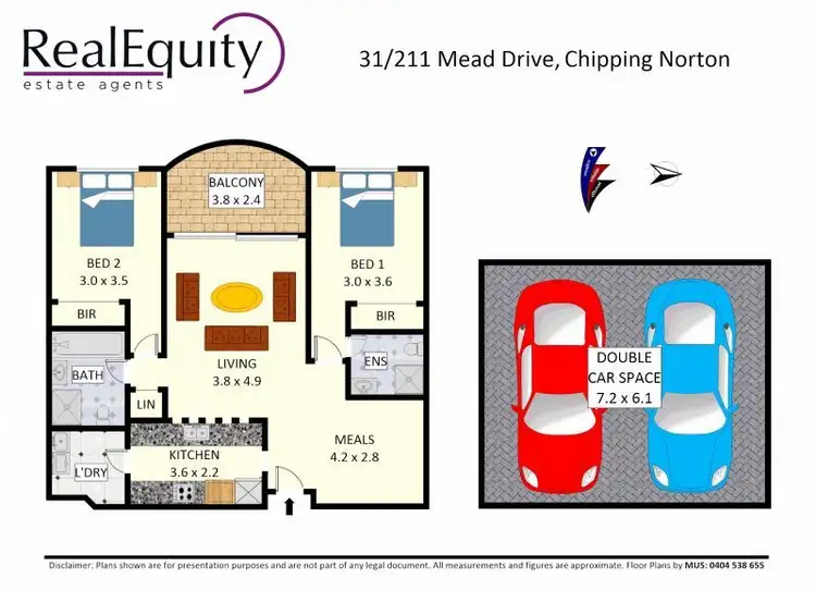Floorplan of Homely unit listing, 31/211 Mead Place, Chipping Norton NSW 2170
