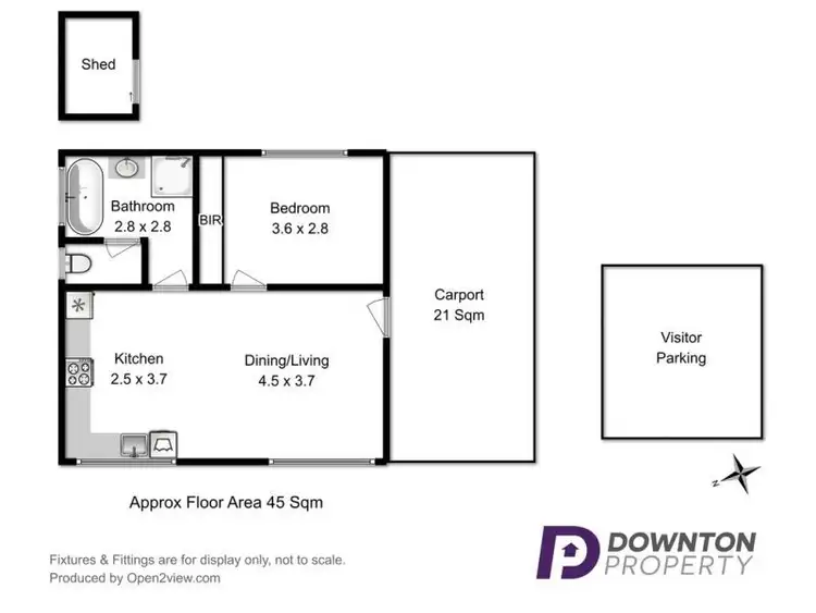 Floorplan of Homely unit listing, 3/8 Hull Street, Glenorchy TAS 7010