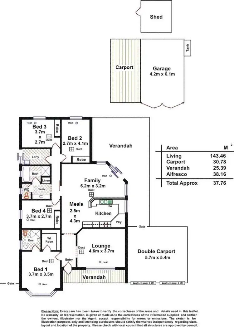 Floorplan of Homely house listing, Address available on request