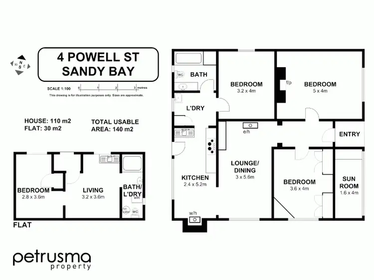 Floorplan of Homely house listing, 4 Powell Street, Sandy Bay TAS 7005