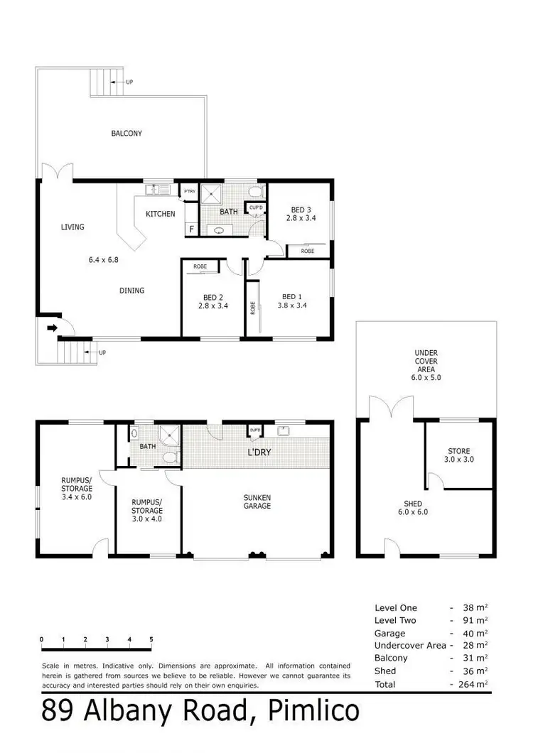 Floorplan of Homely house listing, 89 Albany Road, Pimlico QLD 4812