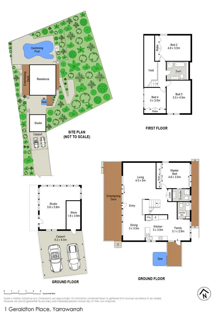 Floorplan of Homely house listing, 1 Geraldton Place, Yarrawarrah NSW 2233