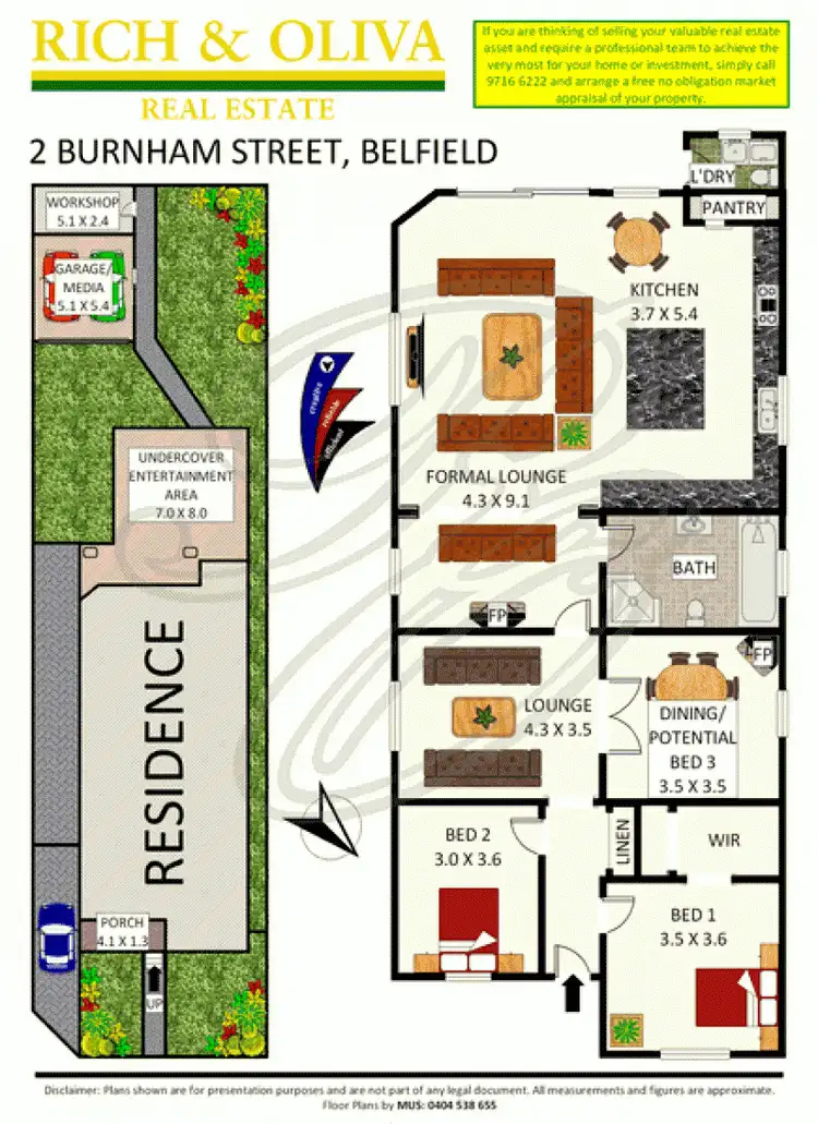 Floorplan of Homely house listing, 2 Burnham Street, Belfield NSW 2191