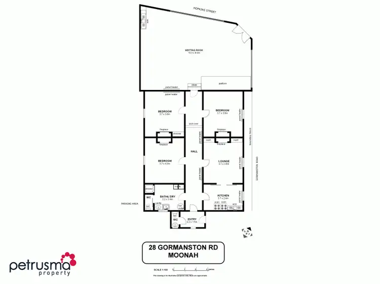 Floorplan of Homely house listing, 28 Gormanston Road, Moonah TAS 7009