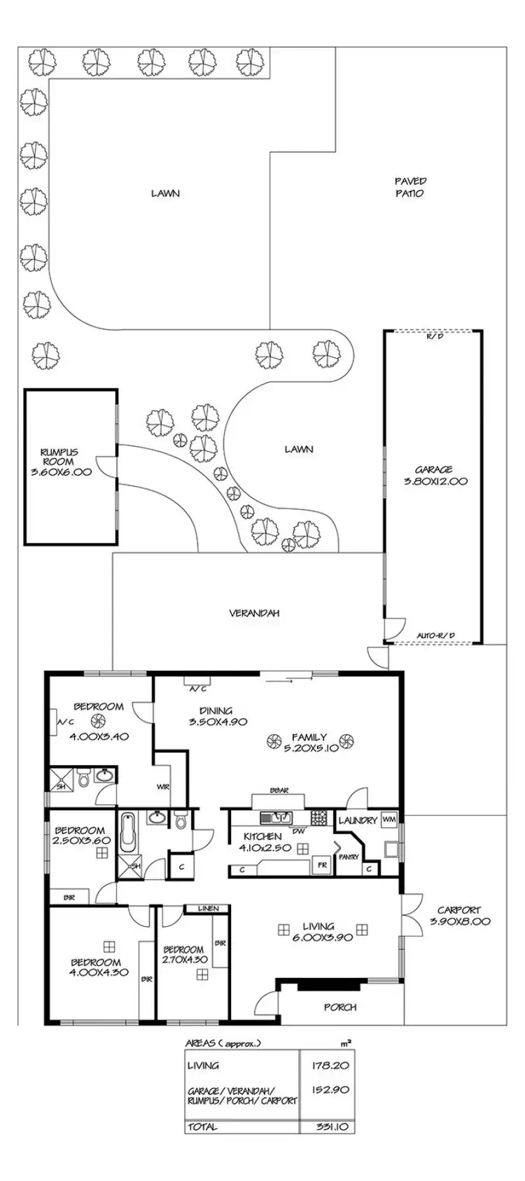 Floorplan of Homely house listing, 1 Fulton Place, Clarence Gardens SA 5039