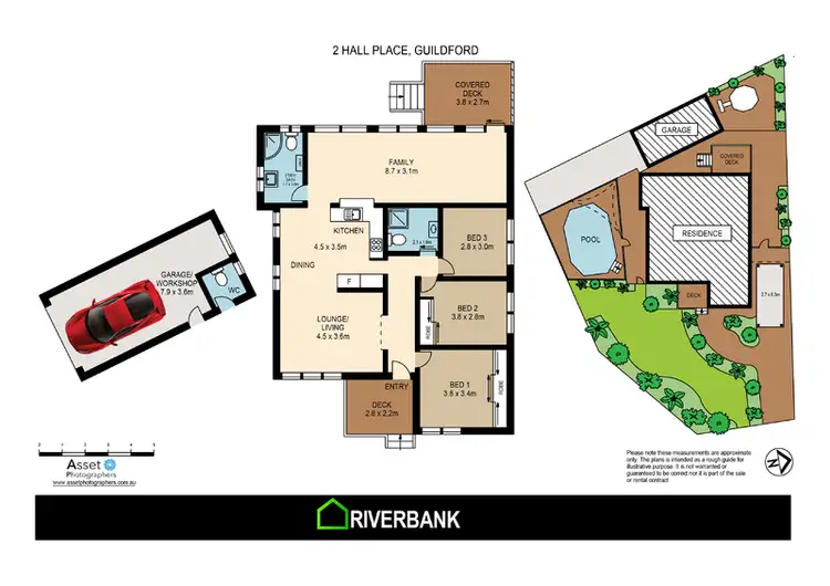 Floorplan of Homely house listing, 2 Hall Place, Guildford NSW 2161