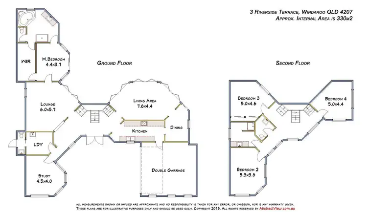 Floorplan of Homely house listing, 3 Riverside Terrace, Windaroo QLD 4207