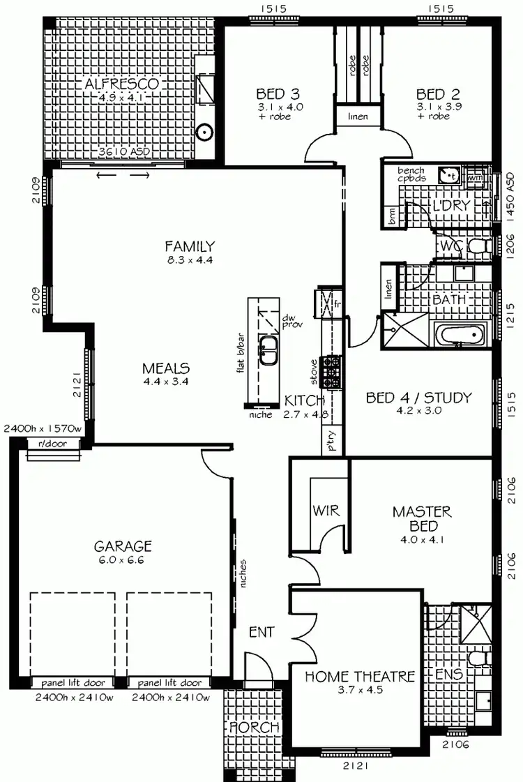Floorplan of Homely house listing, Lot 137 Crompton Drive, Woodville SA 5011