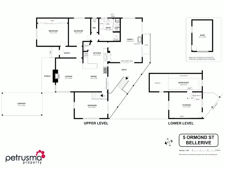 Floorplan of Homely house listing, 5 Ormond Street, Bellerive TAS 7018