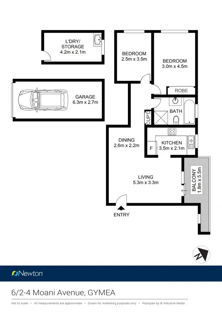 Floorplan of Homely apartment listing, 6/2-4 Moani Avenue, Gymea NSW 2227