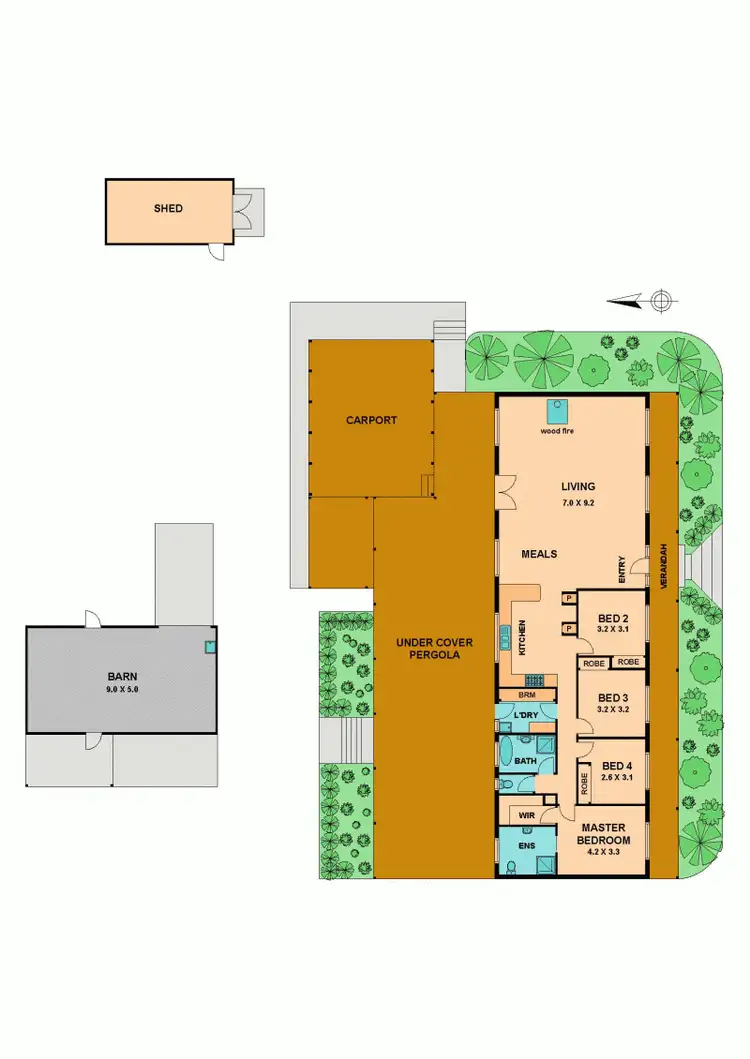 Floorplan of Homely house listing, 18 DARRAWEIT RD, Wallan VIC 3756