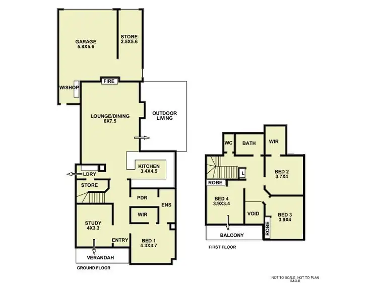 Floorplan of Homely house listing, 11 Perth Street, Cottesloe WA 6011