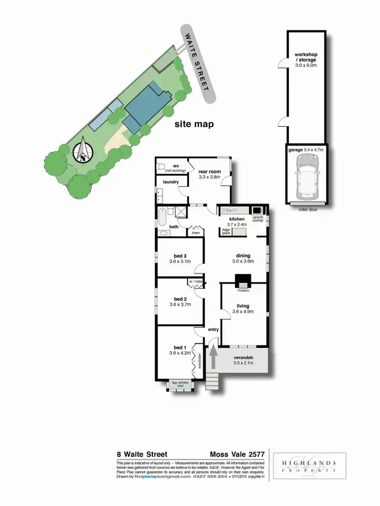Floorplan of Homely house listing, 8 Waite Street, Moss Vale NSW 2577