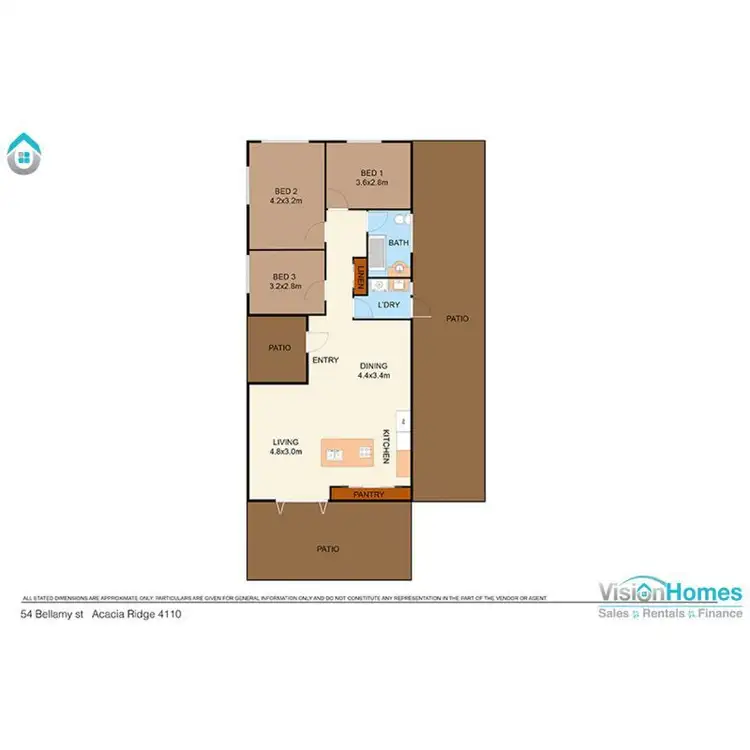 Floorplan of Homely house listing, 54 Bellamy Street, Acacia Ridge QLD 4110