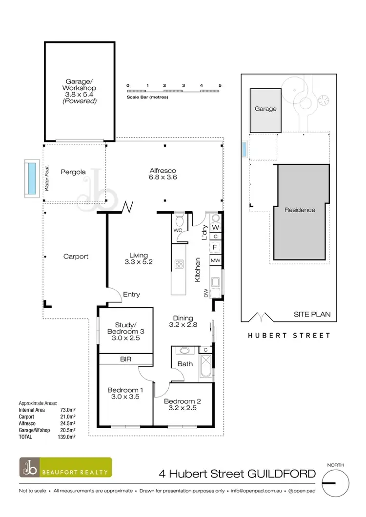 Floorplan of Homely house listing, 4 Hubert Street, Guildford WA 6055