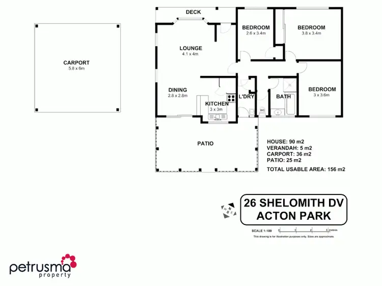Floorplan of Homely house listing, 26 Shelomith Drive, Acton Park TAS 7170