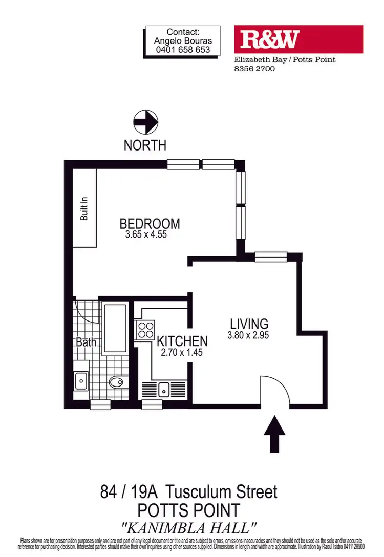 Floorplan of Homely apartment listing, 84/19A Tusculum Street, Potts Point NSW 2011