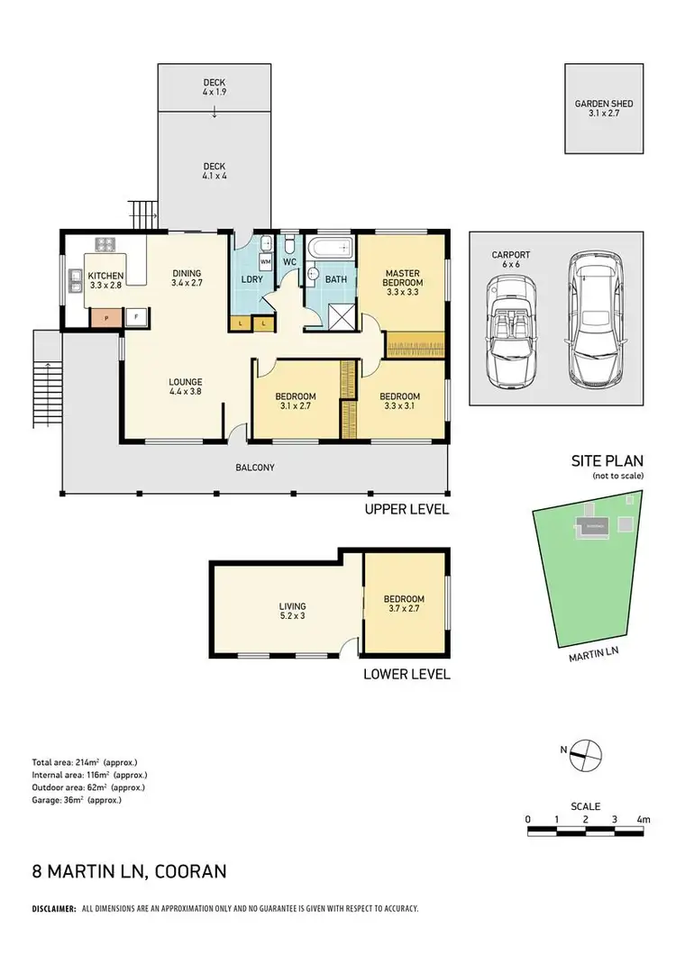 Floorplan of Homely house listing, 8 Martin Lane, Cooran QLD 4569