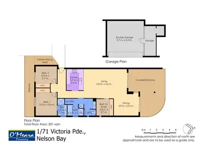 Floorplan of Homely unit listing, 1/71 Victoria Parade, Nelson Bay NSW 2315