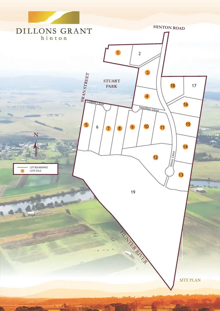 Floorplan of Homely land listing, 9 Shiraz Close, Hinton NSW 2321