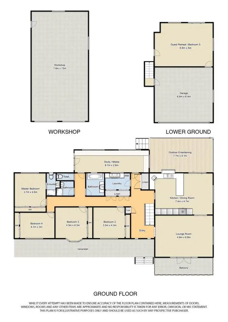 Floorplan of Homely house listing, 44-46 Aitken Street, Sunbury VIC 3429