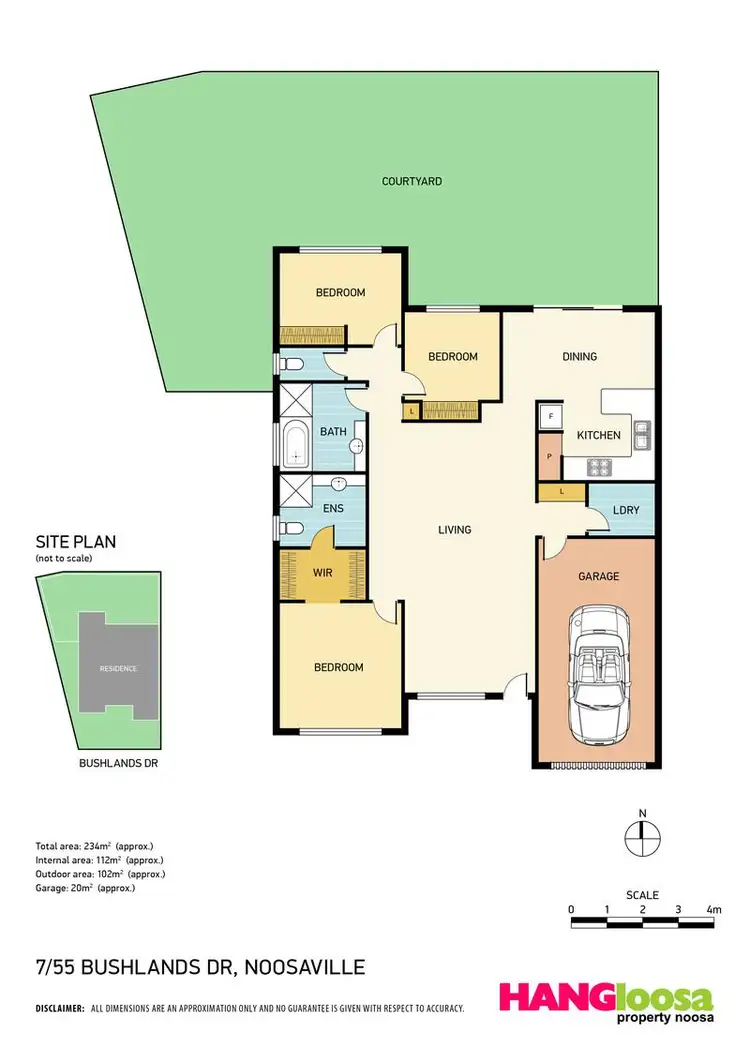 Floorplan of Homely unit listing, 7/55 Bushlands Drive, Noosaville QLD 4566