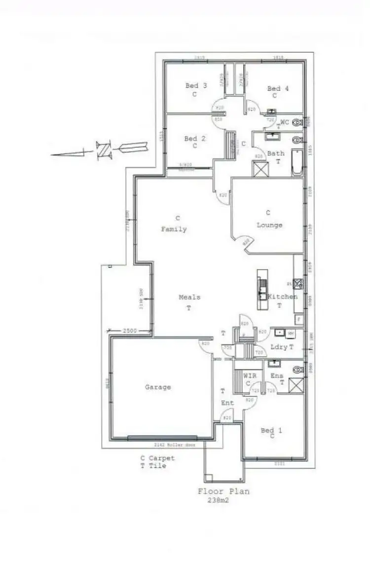 Floorplan of Homely house listing, 2 Harmsworth Road, Oakdowns TAS 7019