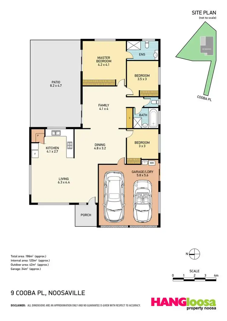 Floorplan of Homely house listing, 9 Cooba Place, Noosaville QLD 4566