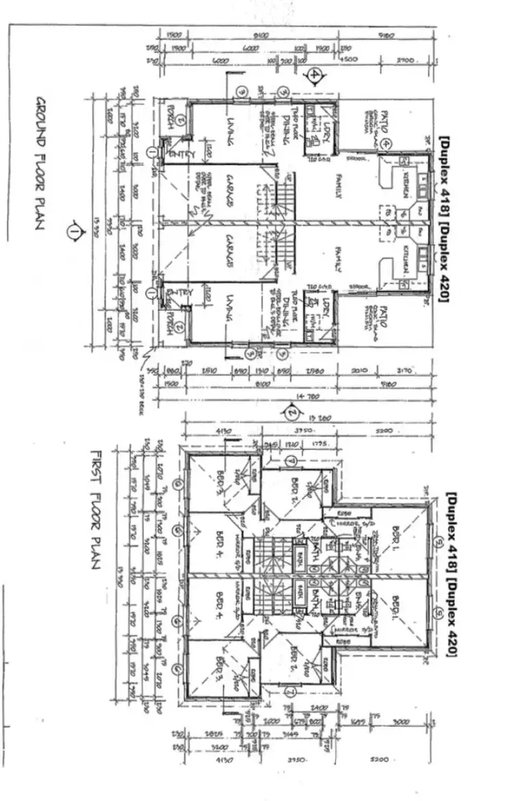 Floorplan of Homely semi-detached listing, 418 King Georges Road, Beverly Hills NSW 2209