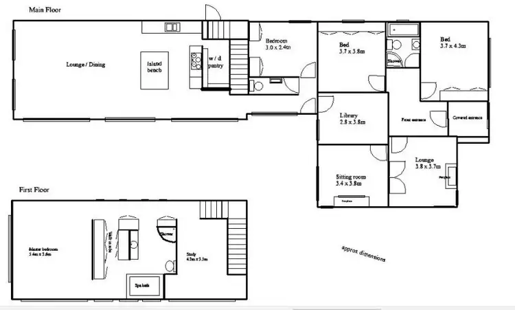 Floorplan of Homely house listing, 1 Amy Street, Ulverstone TAS 7315