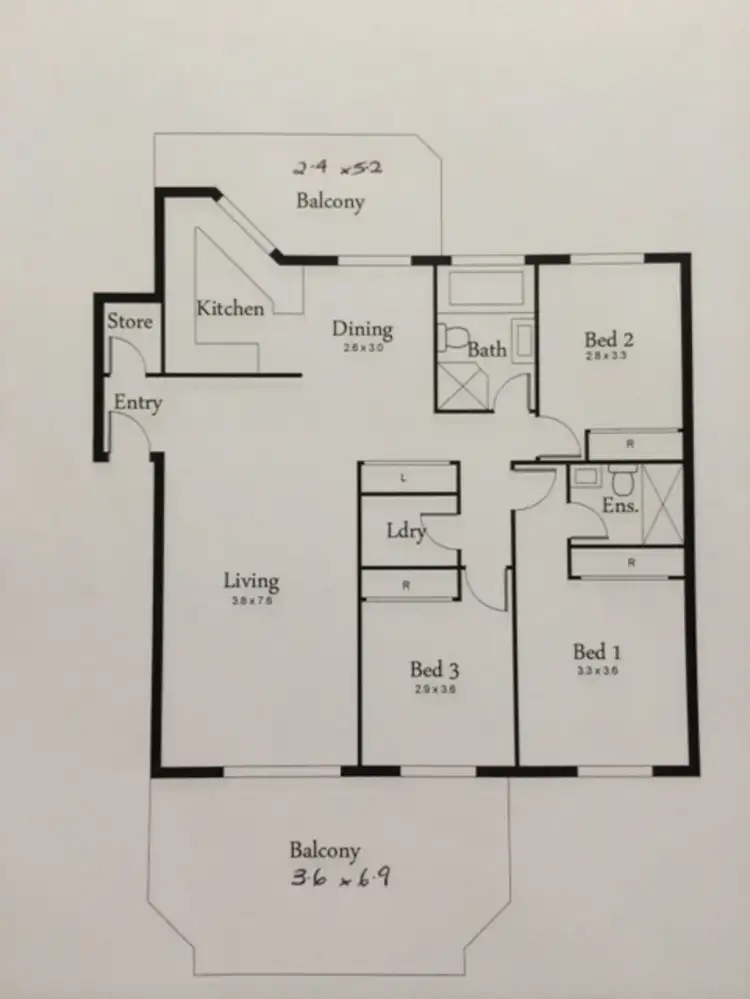 Floorplan of Homely unit listing, 33/31-39 GLADSTONE ST, North Parramatta NSW 2151