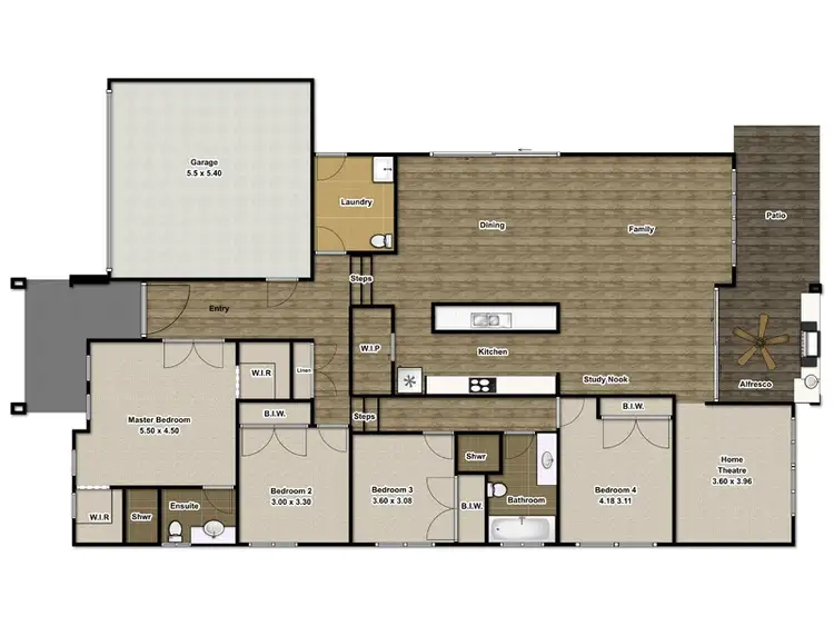 Floorplan of Homely house listing, 6 Luff Close, Oran Park NSW 2570