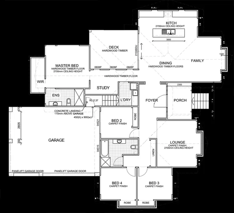 Floorplan of Homely house listing, 1 Girraween Close, Port Macquarie NSW 2444