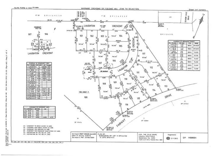 Floorplan of Homely land listing, Lot 110 Laughton Crescent, Kellyville NSW 2155