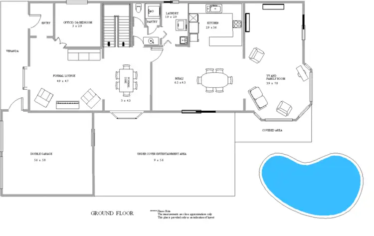Floorplan of Homely house listing, 21 Kyamba Crescent, Maryland NSW 2287