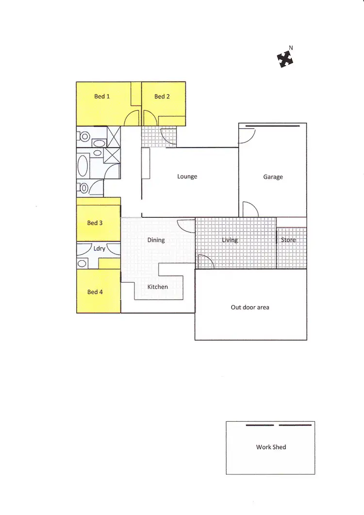 Floorplan of Homely house listing, 6 Goldens Road, Forster NSW 2428