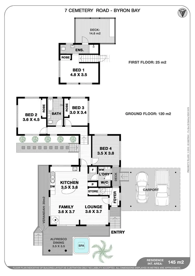 Floorplan of Homely house listing, 7 Cemetery Road, Byron Bay NSW 2481