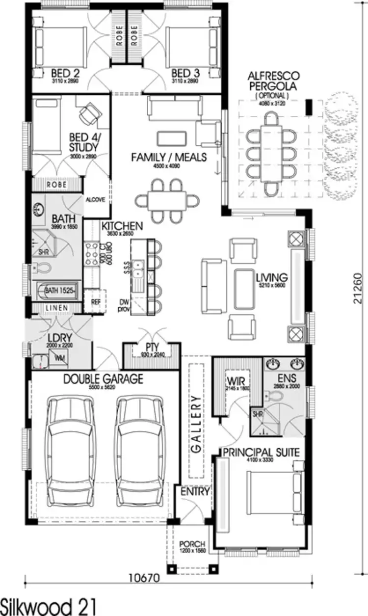 Floorplan of Homely house listing, 5 Rixon Street, Oran Park NSW 2570