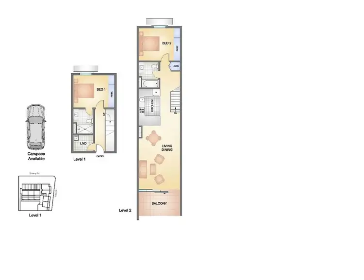 Floorplan of Homely apartment listing, 113/2 Allen Street, Waterloo NSW 2017