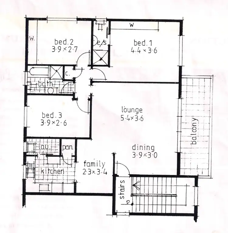 Floorplan of Homely unit listing, 17/27-31 Collingwood Street, Drummoyne NSW 2047