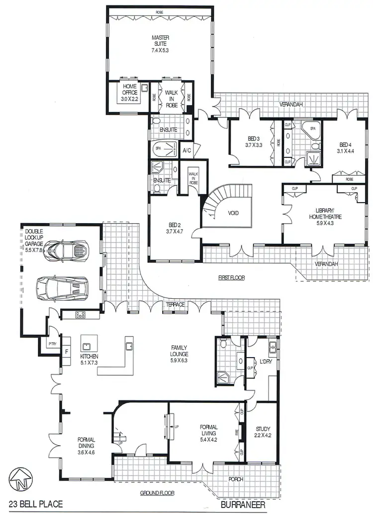 Floorplan of Homely house listing, 23 Bell Place, Burraneer NSW 2230