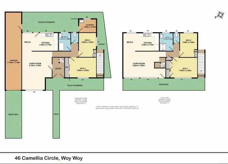 Floorplan of Homely house listing, 46 Camellia Circle, Woy Woy NSW 2256