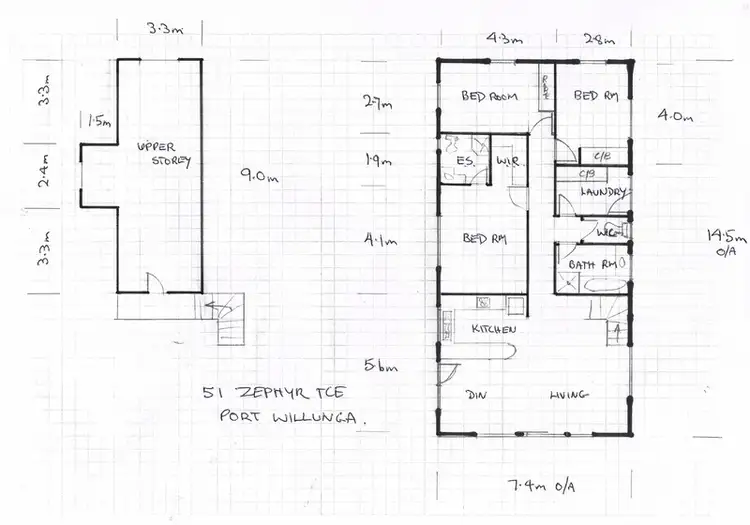 Floorplan of Homely house listing, 51 Zephyr Tce, Port Willunga SA 5173