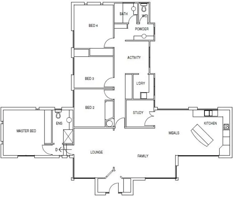 Floorplan of Homely house listing, 9 Glory Place, Huntingfield TAS 7055