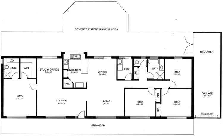 Floorplan of Homely rural property listing, 3261 Range Road, Back Valley SA 5211
