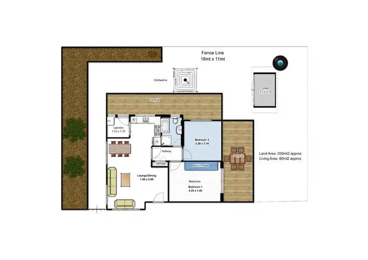 Floorplan of Homely unit listing, 5/17 Audrey Street, Ascot Park SA 5043